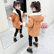 女童秋装外套2021韩版中大童派克服时尚女孩上衣秋冬外套