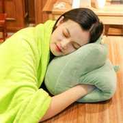 卓可爱暖手枕抱枕午睡神器办公室抱枕被子两用大号可插手女生暖