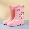 女童雨鞋2023儿童女款防滑防水鞋男童上学专用小学生卡通雨靴