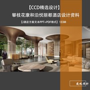 CCD设计攀枝花康和泊悦丽都酒店设计效果图PPT方案文本
