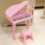 BAOLI儿童电子琴麦克风宝宝玩具多功能双供电女孩早教玩具琴3-6岁