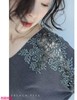 日本海外直邮2023春女装肩膀镂空优雅休闲甜美套头针织衫上衣