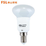 FSL佛山照明LED节能灯泡小螺口E14光源超炫反射泡3w黄光
