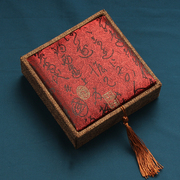 梳子送礼物包装盒亚麻书法，玉手镯首饰，佛珠手串包装盒空礼盒子