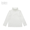 bonbonetbonbon儿童绿点点高领打底衫，秋冬100%纯棉内搭舒适上衣