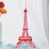 法国巴黎埃菲尔铁塔仿真模型，3diy立体拼图儿童，积木制手工拼装玩具