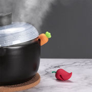 厨房锅盖抬高防溢器煲汤煮粥留缝防蒸汽噗锅防溢出工具