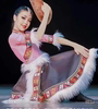 童装藏族舞蹈服表演服藏服学生演出服民族舞，台服中裙牧民心声