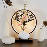新中式e台灯卧室床头柜灯现代简约创意装饰居家摆件温馨可遥