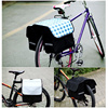 乐炫自行车骑行包装备包后货架包山地车驮包驼包后座包清新格子包