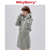 whyberry23aw“城市有氧”短款连帽，长袖卫衣宽松显瘦开衫运动风