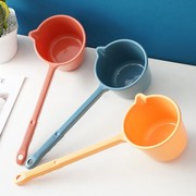 舀水勺塑料水漂长柄勺子创意浇花厨房家用长把加厚水瓢勺大号加长