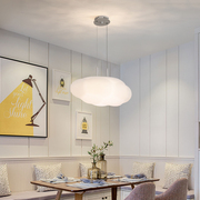 餐厅灯创意个性云朵，吊灯具现代简约餐桌饭厅，灯饰北欧温馨餐厅吊灯
