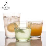 德国进口SCHOTT圣维莎水晶玻璃家用喝水杯子简约彩色果汁杯冷饮杯