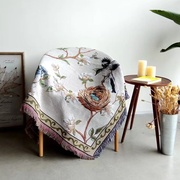 沙发盖布美式沙发巾椅子坐垫躺椅套罩防尘盖，巾床头靠背巾墙壁挂毯