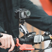 适用gopro11大疆action432运动相机配件摩托自行车骑行固定支架