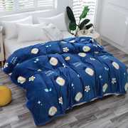 夏天空调薄款珊瑚毛毯法兰绒毯子床单人夏季午睡毛巾小被子垫盖毯