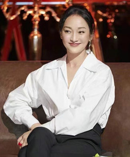 春夏tote大v领套头翻领，蝙蝠袖纯棉衬衫米，白色宽松长袖衬衣女上衣