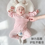 6一12月新生婴儿套装春秋，款夏季薄款衣服初生，a类分体家居空调睡衣