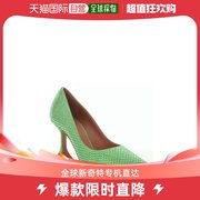 香港直邮潮奢 Amina Muaddi 女士 水钻装饰尖头浅口鞋