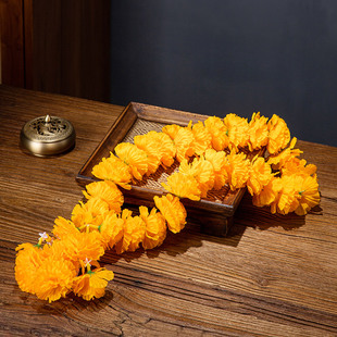 泰国供佛仿真花迎宾佛前花束花环泰式礼佛装饰品花串假花供奉用品