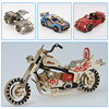 木质拼图立体diy益智模型，儿童手工拼插组装摩托车积木8-12岁玩具