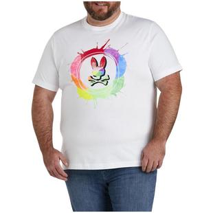 Psycho Bunny男T恤彩色骷髅兔设计图案小众欧美街头潮流B7893