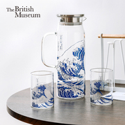 大英博物馆联名一壶两杯耐热玻璃茶壶套装