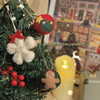 圣诞节装饰品场景布置羊毛毡老人雪花袜子圣诞树装饰球挂件挂饰