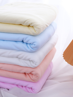 针织A类精梳棉布料婴幼儿尿布包单秋衣裤睡衣服装被罩吸汗口水巾