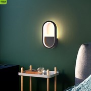 欧普创意壁灯卧室床头灯，现代简约楼梯客厅灯，背景墙壁灯过道个性墙
