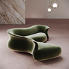 意式设计师双耳朵弧形沙发，异形客厅小户型，创意贵妃椅懒人躺椅