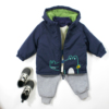 童装男童加绒外套，2023秋冬小儿童，加厚冲锋衣棉衣宝宝保暖风衣
