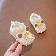 夏季一岁女宝宝公主鞋镂空0-6-12月婴儿凉鞋防滑婴幼儿学步鞋软底