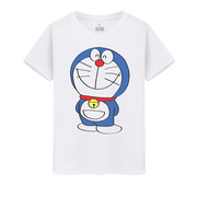 夏哆啦a梦 潮 男女卡通短袖T恤可爱叮当猫个性机器猫短袖衣服