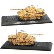 172虎王坦克兵人合金成品，模型重型军事，摆件场景送礼静态