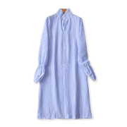 g103夏季轻薄长袖外套衣女护手，防紫线棉纱，透气长款立领开车服