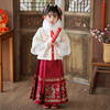 马面裙秋冬款儿童女童，冬季拜年服2024中国风古装汉服过年套装