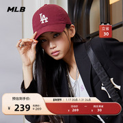 MLB男女情侣软顶美拉德棒球帽明星同款鸭舌帽运动帽冬季CP66