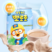 啵乐乐/宝露露清甜牛奶味乳饮品高膳食纤维添加益生元饮料罐装