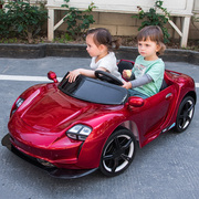 双人双座儿童电动车四轮汽车遥控网红车玩具车可坐人宝宝小孩超大