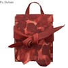 红玫瑰redroses设计师原创红色，双肩包手提女包植鞣手绘艺术