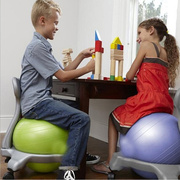瑜伽球椅弹力坐球办公室健身座椅固定座办公椅瑜珈球凳.子椅子坐