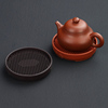 紫砂壶养壶垫软硅胶中式防滑垫壶承茶壶托隔热垫杯垫实木茶台茶具