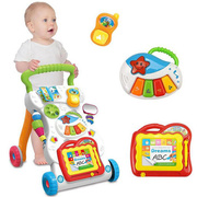 婴儿学步车儿童多功能手，推车带音乐，可调速益智游戏玩具车6-12个月