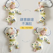 6一12个月宝宝衣服两件套八个月三个月的婴儿衣服夏季薄款套装分