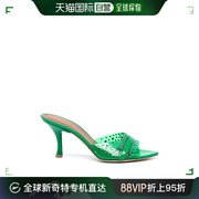 香港直邮潮奢malonesouliers女士，绿色凉鞋julia70