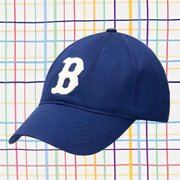 mlb帽子la字母可调节大帽檐软顶鸭舌帽，男女户外棒球帽3acpv043n