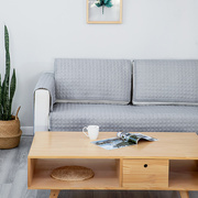 北欧简约现代布艺沙发垫绗缝沙发巾，坐垫四季通用全盖全包沙发套