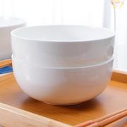 唐山骨瓷陶瓷泡面大碗味，千拉面碗汤碗7英寸面碗日式创意面碗家用